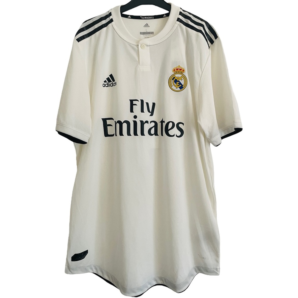 Adidas Sergio Ramos Home 2018/2019 Real Madrid Jersey - Men’s SZ L